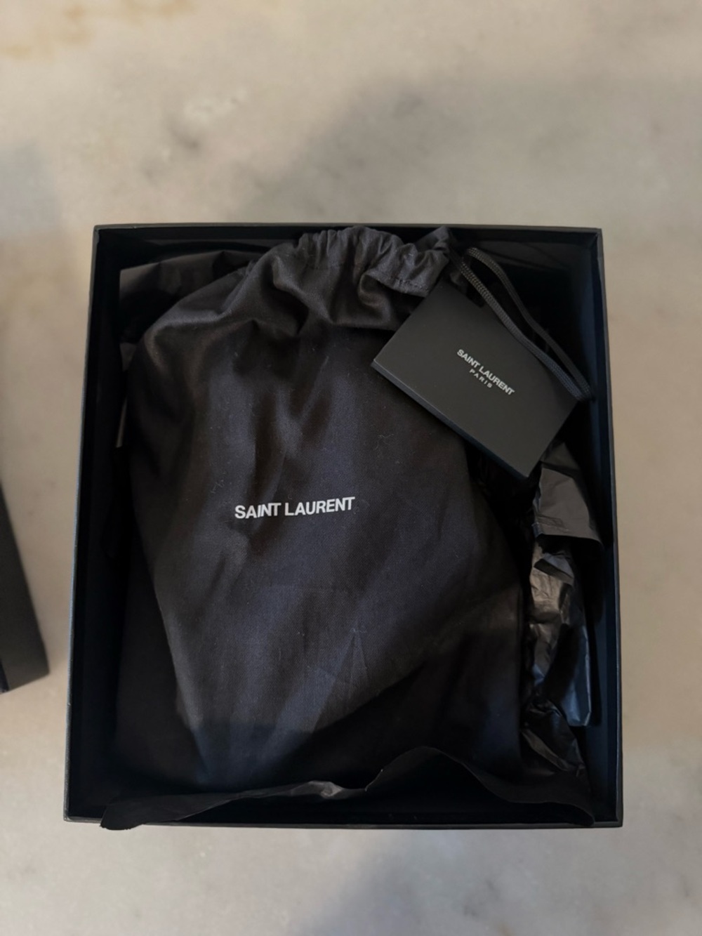 Saint Laurent Black Patent 'Opyum' Ankle-Strap Heels - Picture 8 of 9